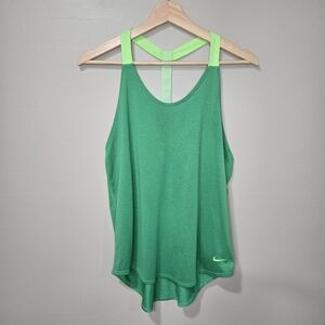 Nike Dri Fit Women's Green Tank Top